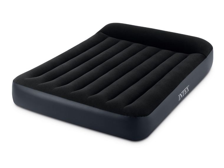 Intex, pełnowymiarowe łóżko dmuchane z poduszką