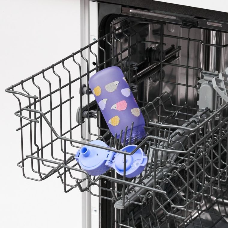 Ion8, Jeżyki, bidon z ustnikiem, fioletowy, 350 ml