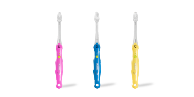 Ionickiss, Kids, szczoteczka jonowa dla dzieci, żółta