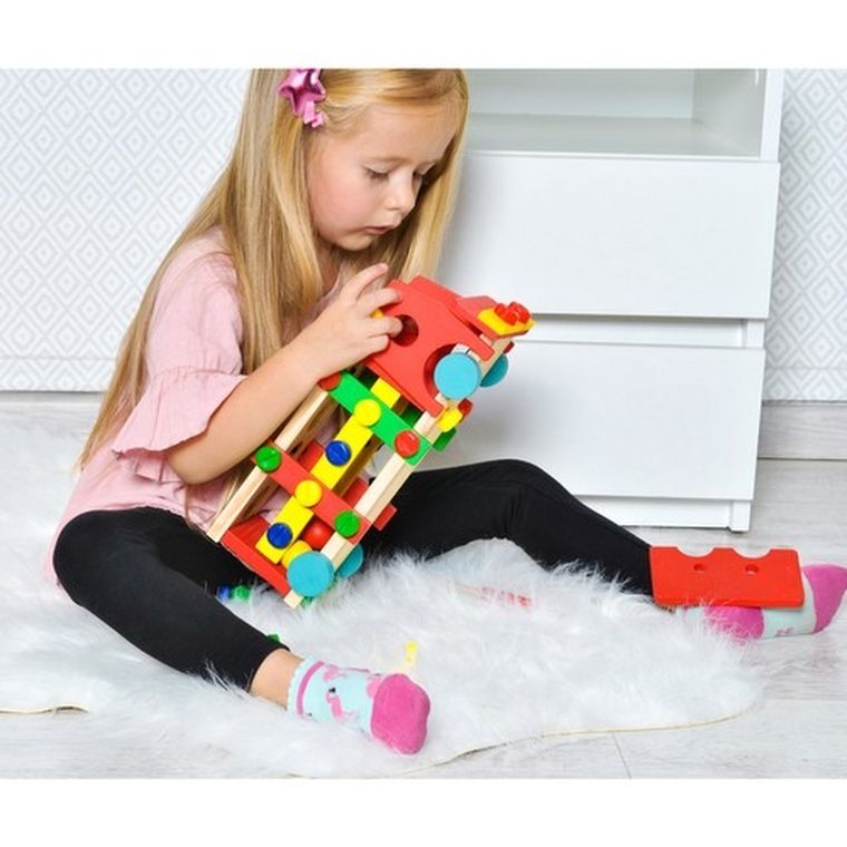 Iso Trade, ciężarówka edukacyjna, drewniana