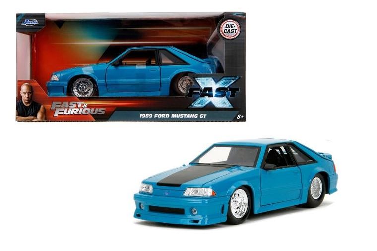 Jada Toys, Fast & Furious, Ford Mustang GT 1989, model pojazdu, 1:24