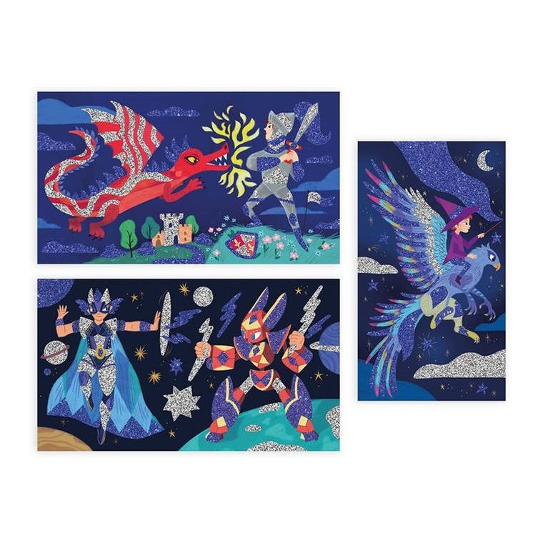 Janod, Brokat Bohaterowie, zestaw kreatywny