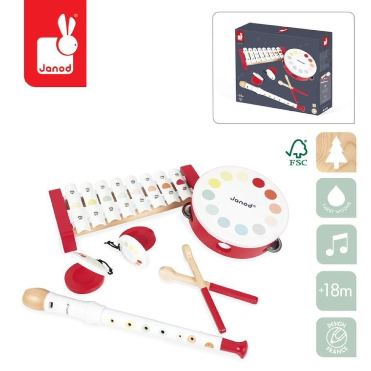 Janod, Confetti, zestaw instrumentów