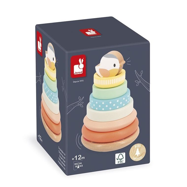 Janod, Gniazdko Pure, piramida, drewniana