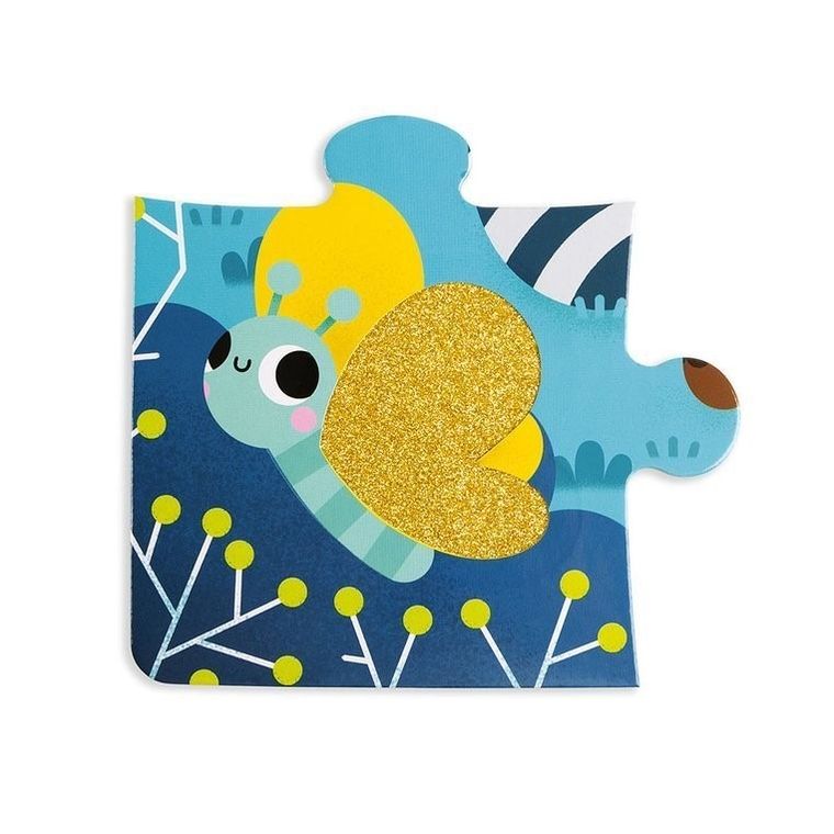 Janod, Leśne zwierzęta, puzzle sensoryczne, 20 elementów