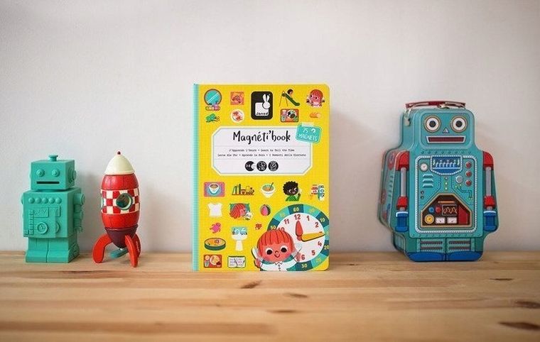 Janod, Magneti’book, Uczę się zegarka, magnetyczna układanka