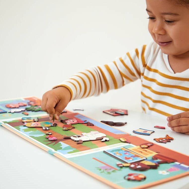 Janod, Magneti’stories, Zwierzęta domowe, magnetyczna układanka