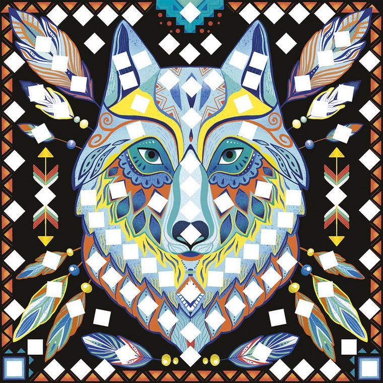 Janod, Mandala Party, mozaika, zestaw kreatywny