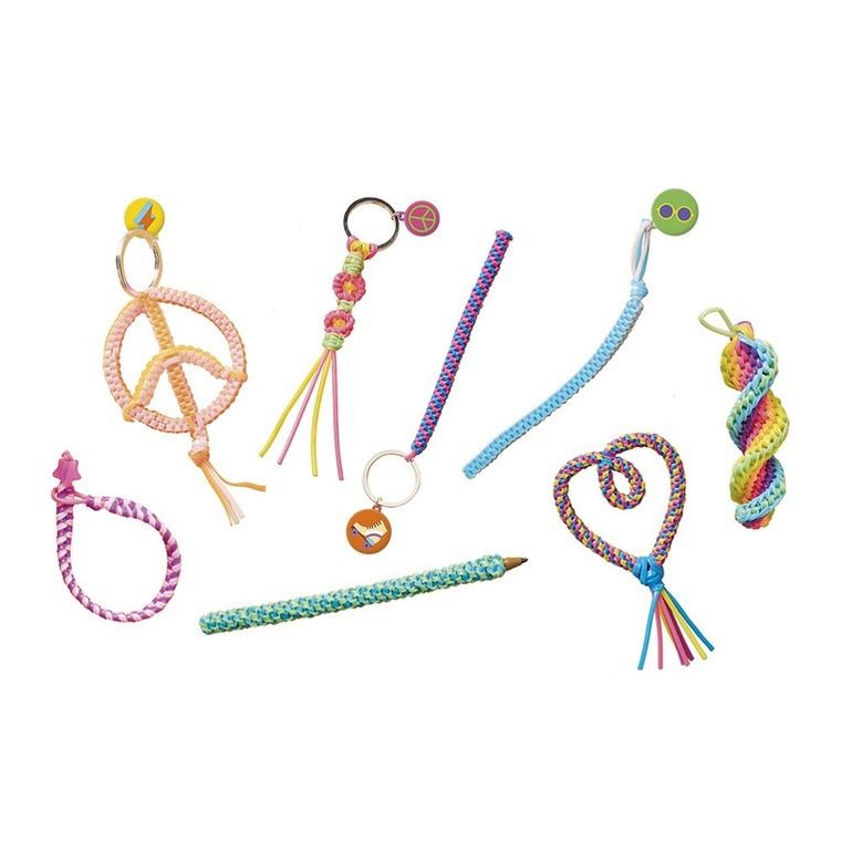 Janod, Scoubidous, Ozdoby z żyłek filofun, zestaw kreatywny