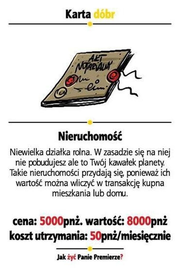 Jawa, Jak żyć Panie Premierze, gra planszowa