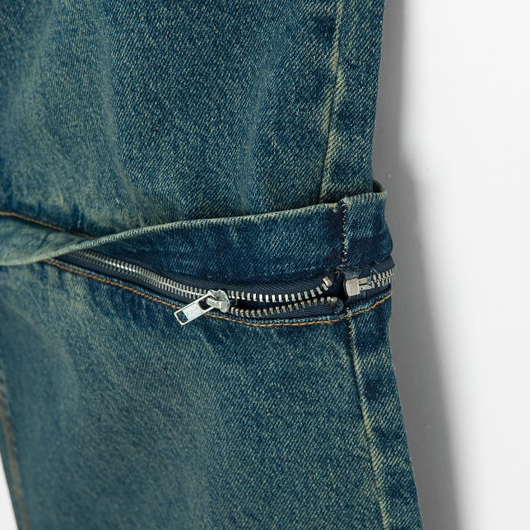 Jeansy wide leg unisex z odpinanymi nogawkami NOWEAR