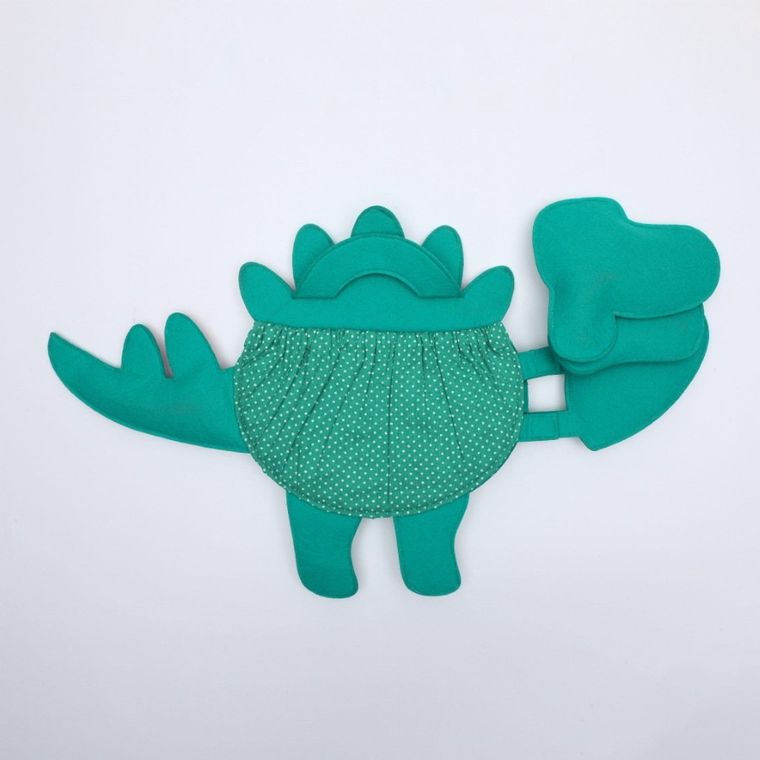 Jolly Designs. Dinozaur. Podróżna książeczka sensoryczno-manipulacyjna