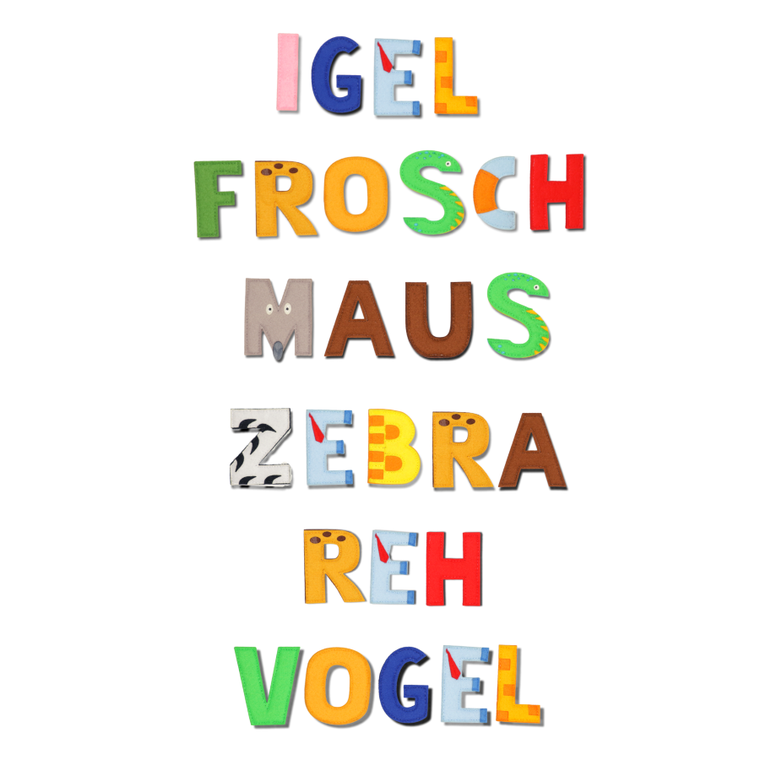 Jolly Designs. Moje Pierwsze ABC. Książeczka sensoryczno-manipulacyjna