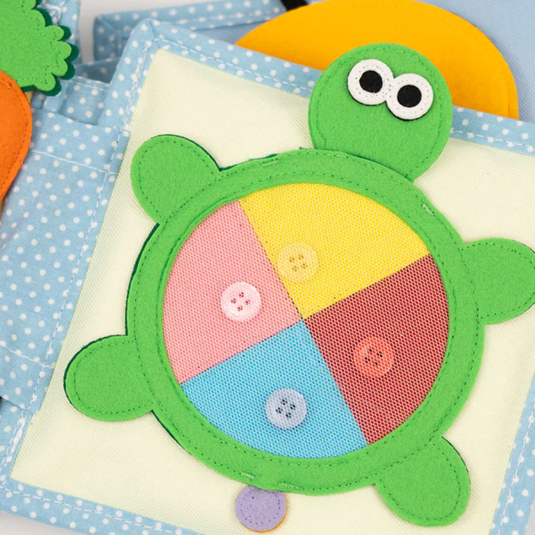 Jolly Designs. Pszczółka. Książeczka sensoryczno-manipulacyjna