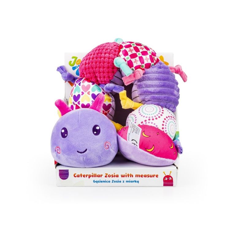 JollyBaby, Gąsienica Zosia z miarką, zabawka sensoryczna