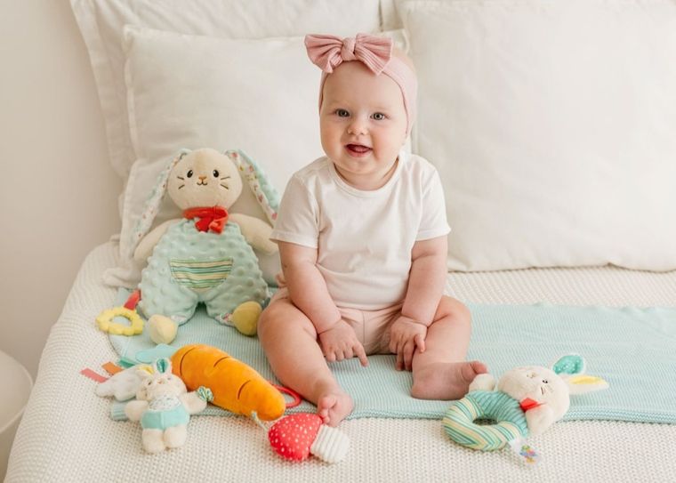 JollyBaby, Króliczki, zestaw prezentowy dla niemowlaka