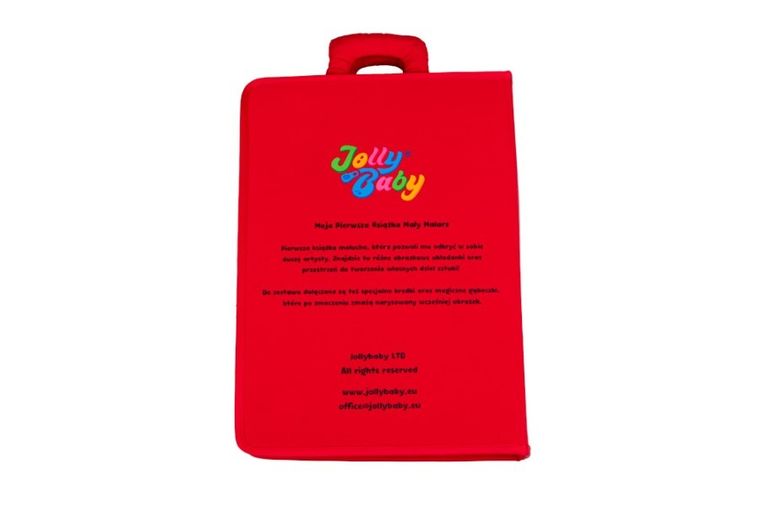 JollyBaby, Moja Pierwsza Książka, Mały Malarz, książeczka do kolorowania