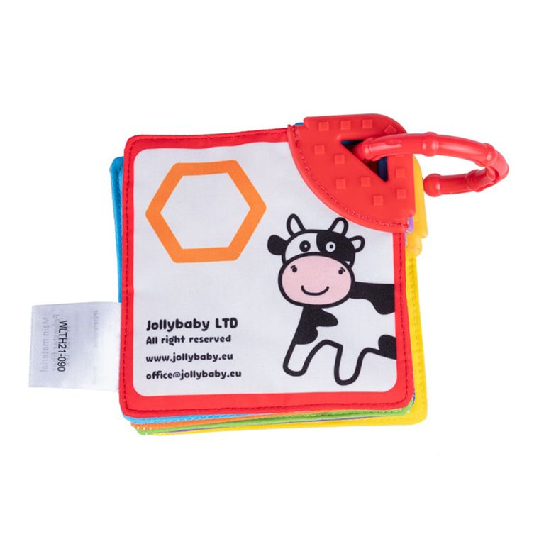 JollyBaby, Zwierzęta, książeczka z gryzakiem