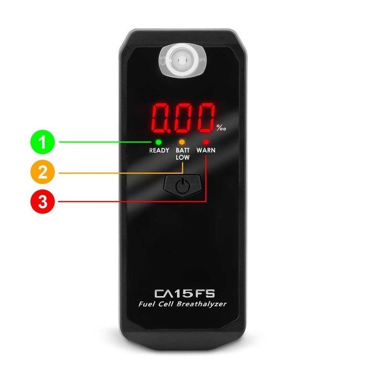K-Pro, alkomat elektrochemiczny + ustniki, CA 15FS
