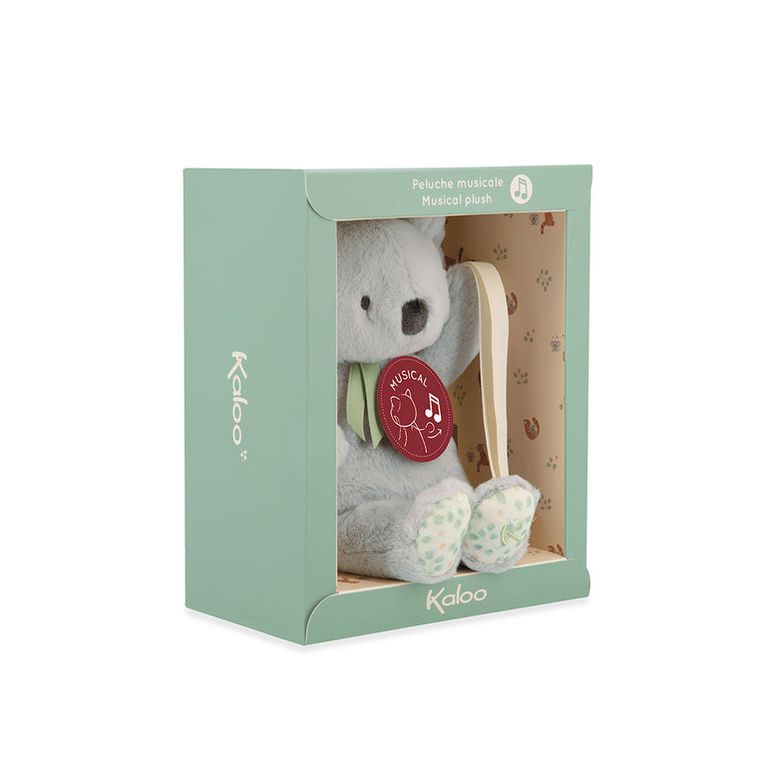 Kaloo, Petit Songe, Koala, przytulanka z pozytywką w pudełku, 20 cm