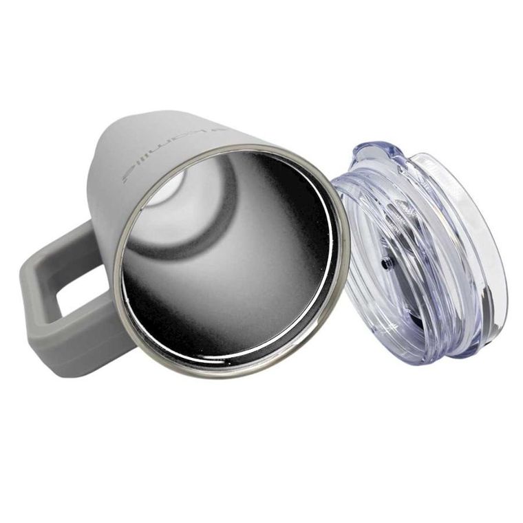 Kamille, stalowy kubek termiczny, termos, 1200 ml, z rączką i słomką