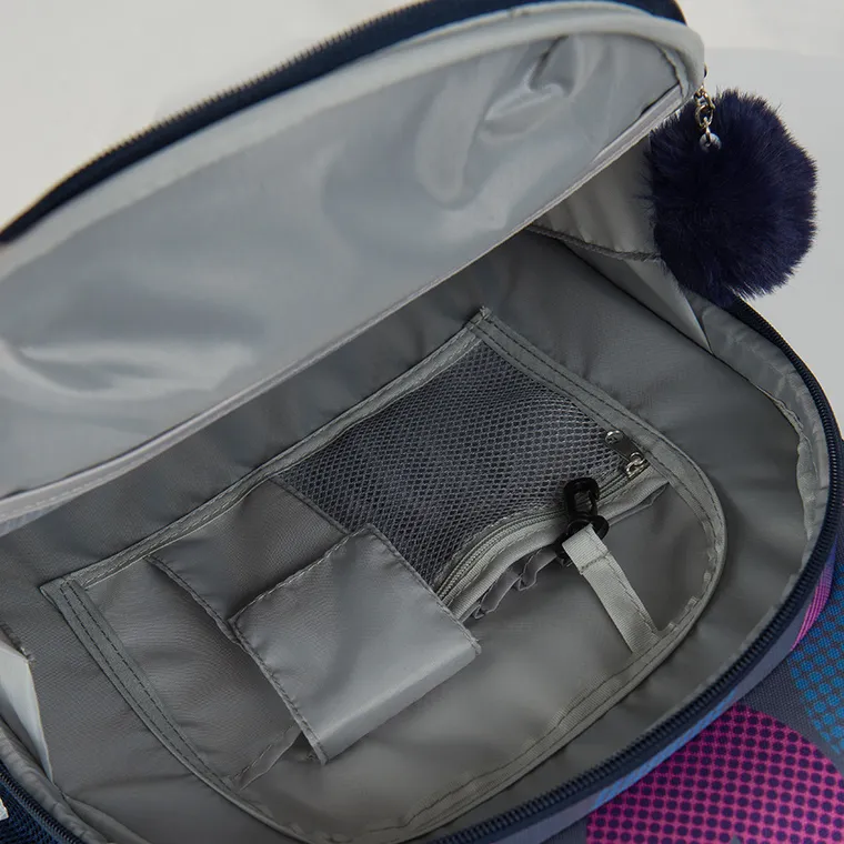 Kayokki, plecak szkolny, 1-komorowy, Jednorożec - serduszka