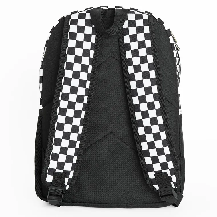 Kayokki, plecak szkolny, 1-komorowy, Szachownica, czarno-biała