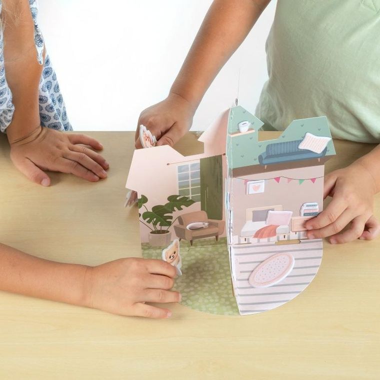 Kidea, domek księżniczek 3D, zestaw kreatywny