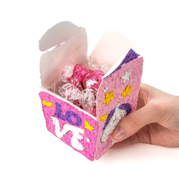 Kidea, Kreowanie po numerach, Szkatułka serce, zestaw kreatywny