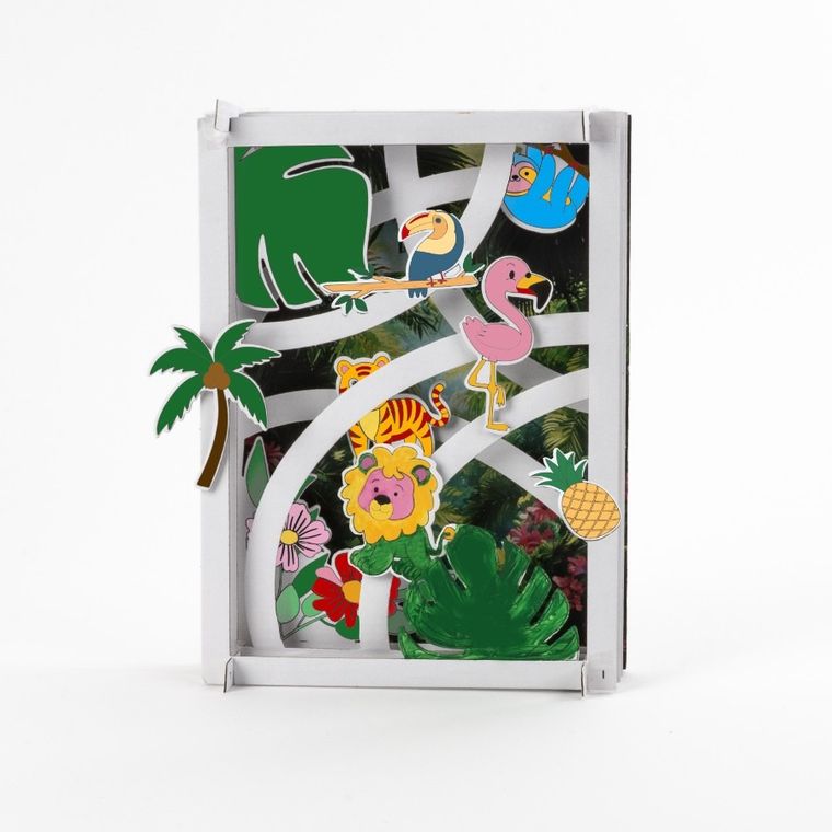 Kidea, Tajemnice tropików, obraz 3D, zestaw do malowania