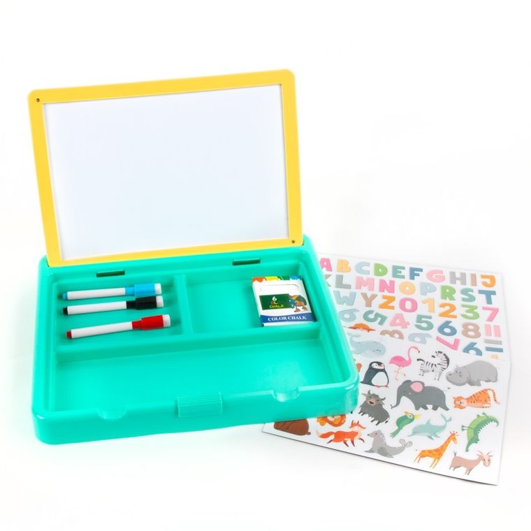 Kidea, ZOO, przenośny zestaw tablic 5w1, zestaw kreatywny