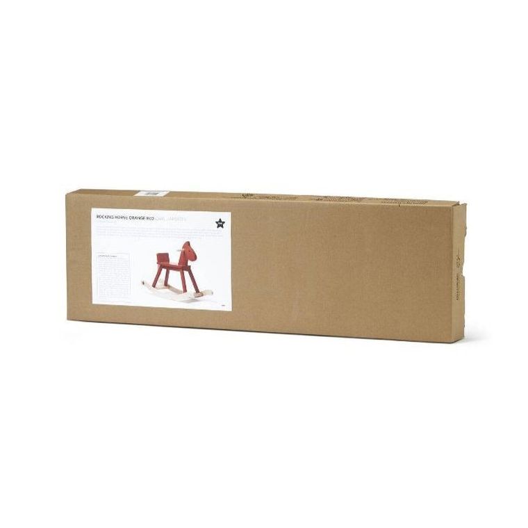 Kid's Concept, Carl Larsson, koń na biegunach, orange red