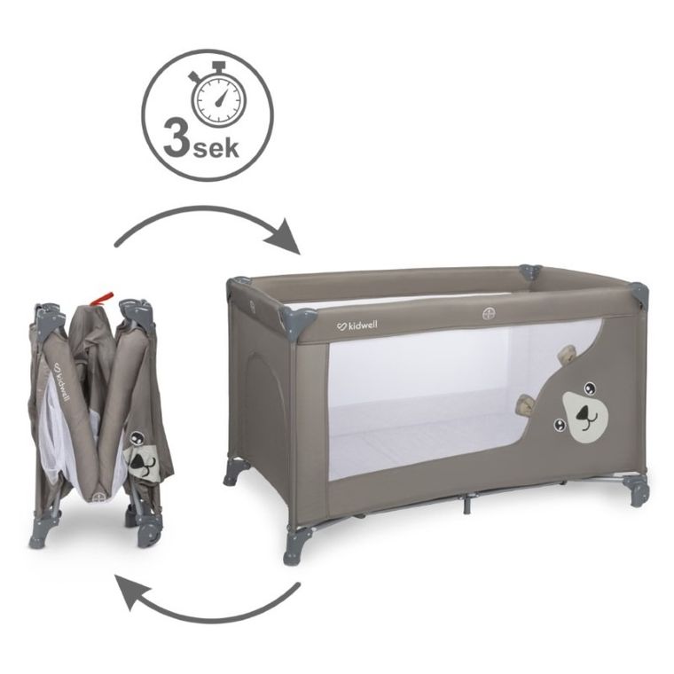 Kidwell, Blissy Duo, łóżeczko turystyczne, Beige