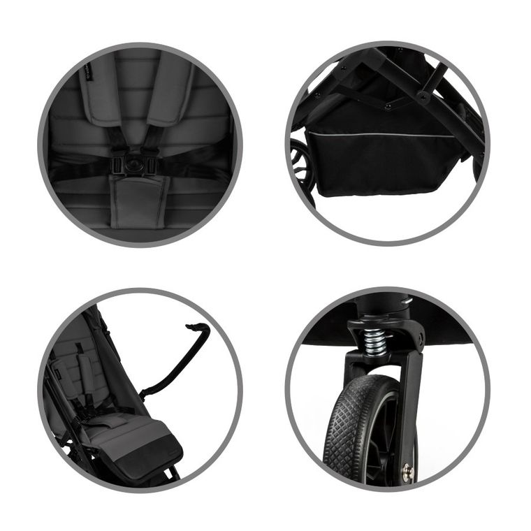 Kidwell, Colmer up, wózek spacerowy, Dove Gray