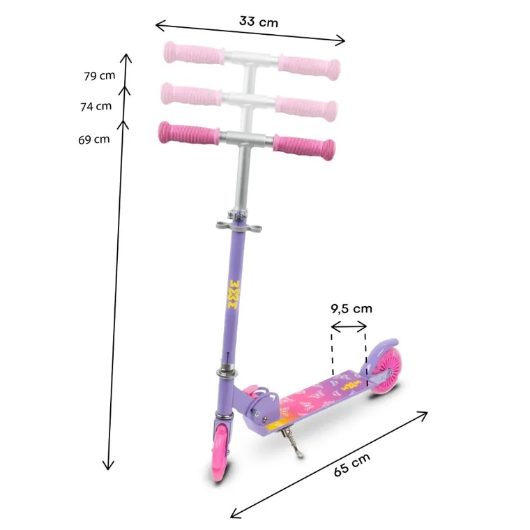 Kidwell, Skipo, hulajnoga, Butterfly
