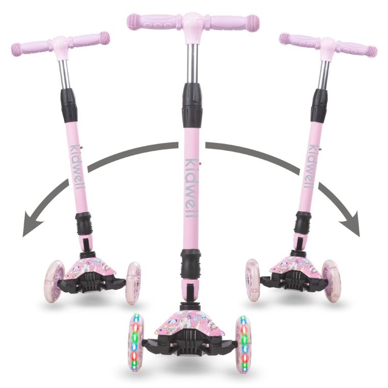 Kidwell, Vento, hulajnoga 3-kołowa, balansowa, różowa
