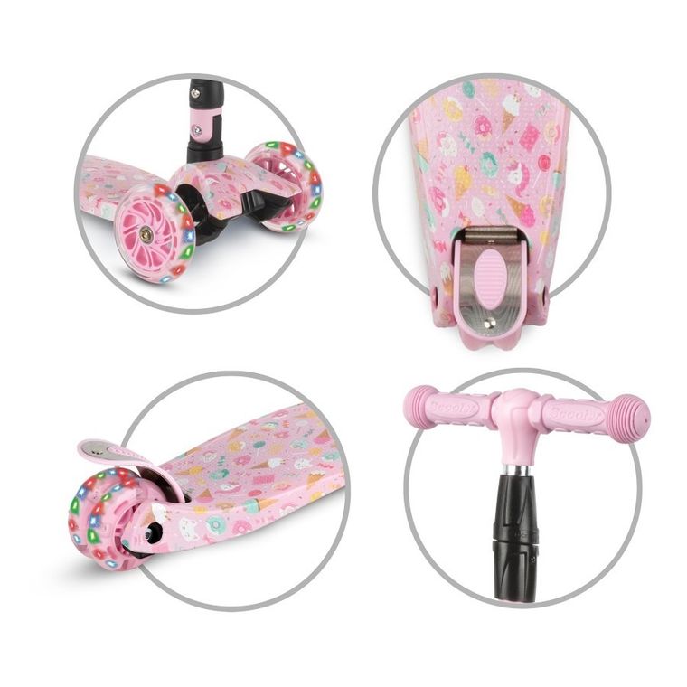 Kidwell, Vento, hulajnoga 3-kołowa, balansowa, słodycze