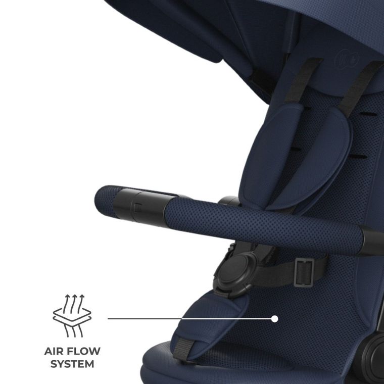 Kinderkraft, Aston 2 Plus, rowerek trójkołowy 6w1, granatowy