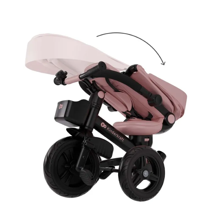 Kinderkraft, Aveo 2 Plus, rowerek trójkołowy 6w1, Pink
