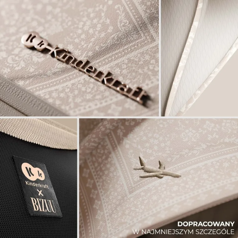 Kinderkraft, Bizuu, Pilot 2, wózek spacerowy, kabinowy, Dune Whisper