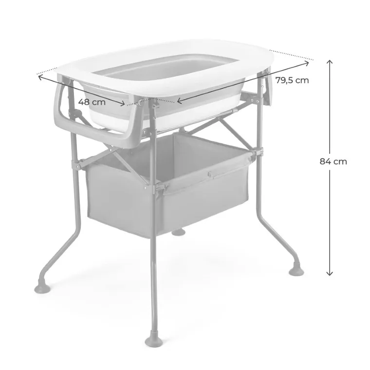 Kinderkraft, Bubbly, wanienka, grey