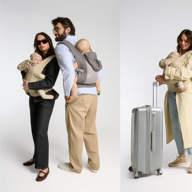 Kinderkraft, CarryBee, nosidełko ergonomiczne, grey