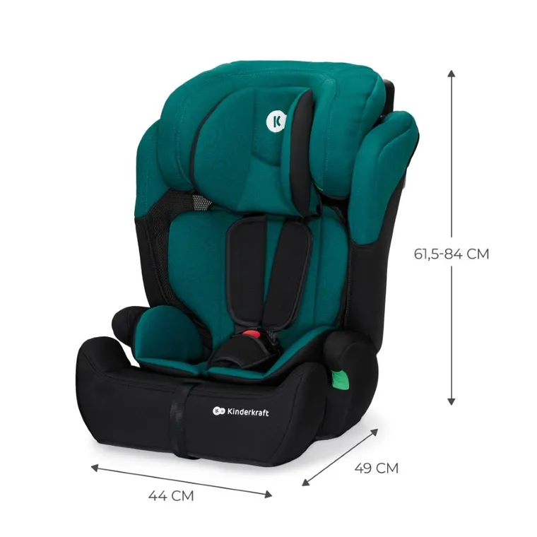Kinderkraft, Comfort Up, I-size, fotelik samochodowy, Green, 76-150 cm