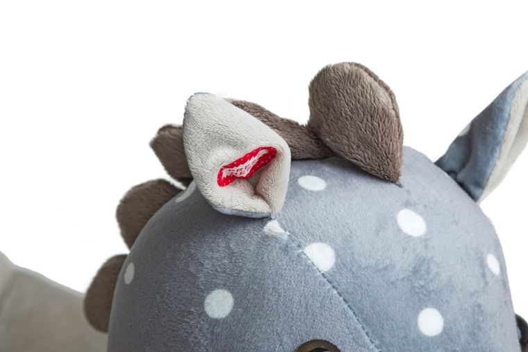 Kinderkraft, konik na biegunach z funkcją jeździka, szary