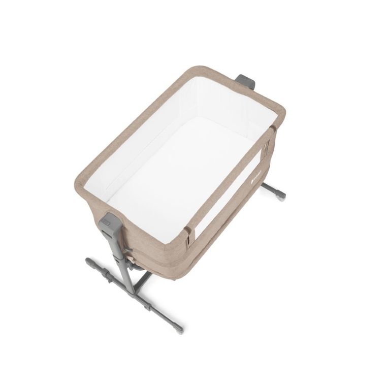 Kinderkraft, Neste Grow, łóżeczko dostawne, beige