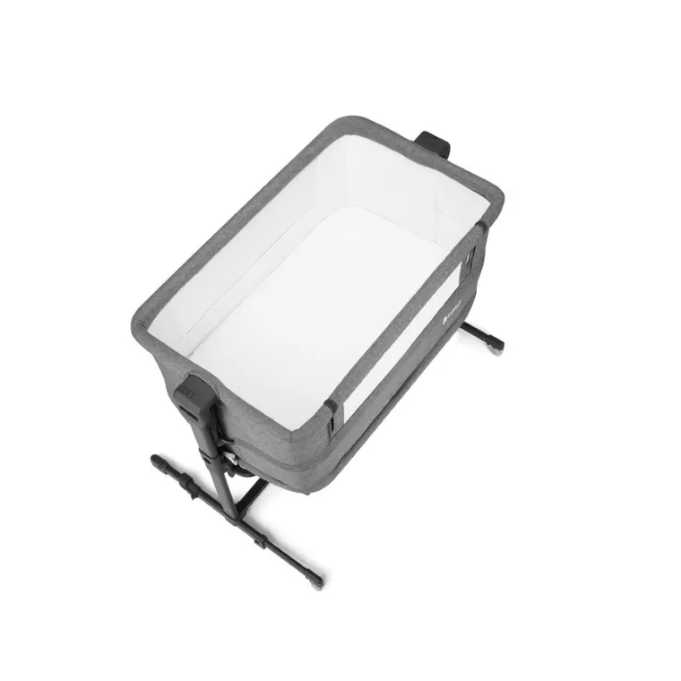 Kinderkraft, Neste Grow, łóżeczko dostawne, dark grey
