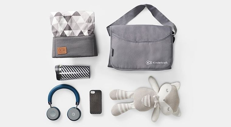 Kinderkraft, Nino, nosidełko ergonomiczne, 3m+, 20 kg, szare