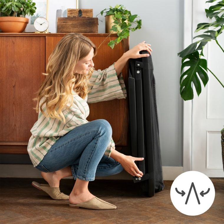 Kinderkraft, Sofi Plus, łóżeczko turystyczne, Grey