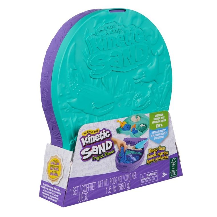 Ｓａｎｄ　ｐｌａｎｅｔ Kinetic Sand, Project Planet, Muszla, piasek kinetyczny
