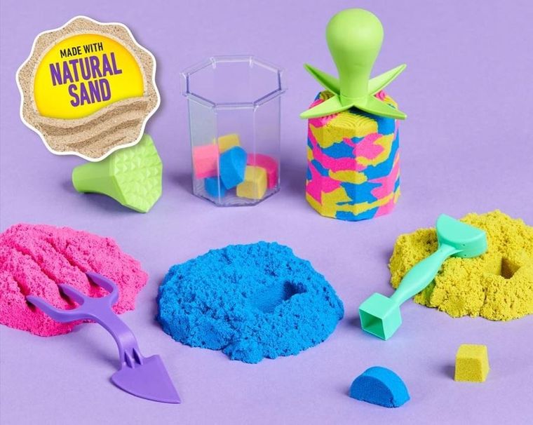 Kinetic Sand, Zgniataj i twórz, zestaw